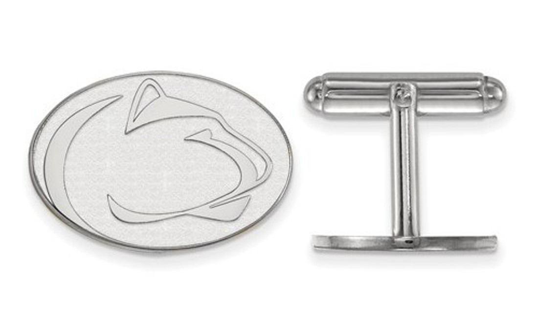 Sterling Silver LogoArt Penn State University Cuff Link