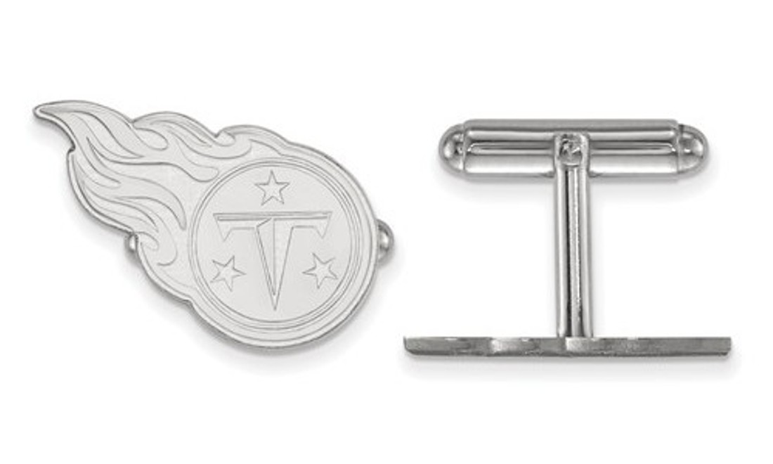 Sterling Silver Tennessee Titans Cuff Link