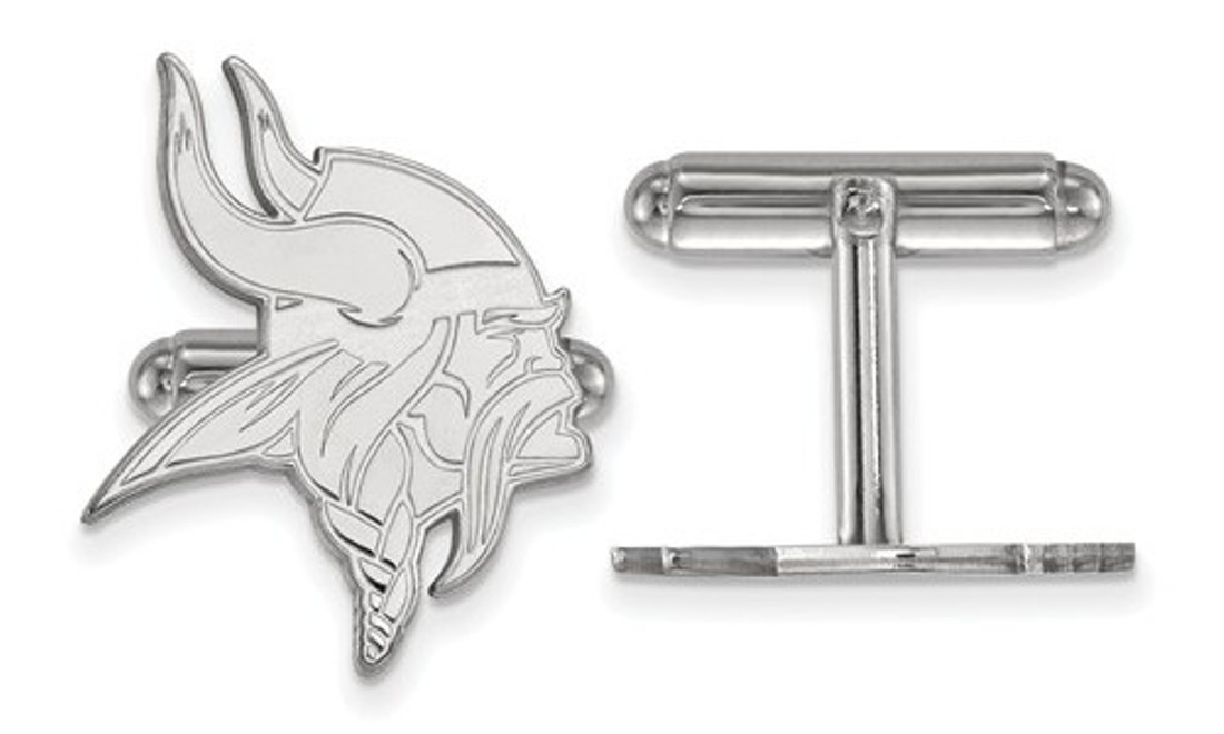 Sterling Silver Minnesota Vikings Cuff Link