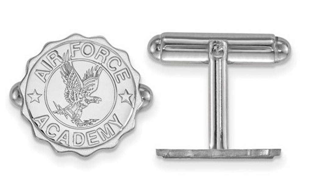 Sterling Silver LogoArt United States Air Force Academy Crest Cuff Link