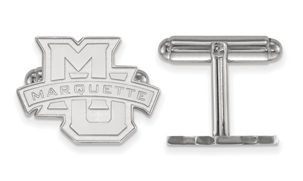 Sterling Silver LogoArt Marquette University Cuff Links