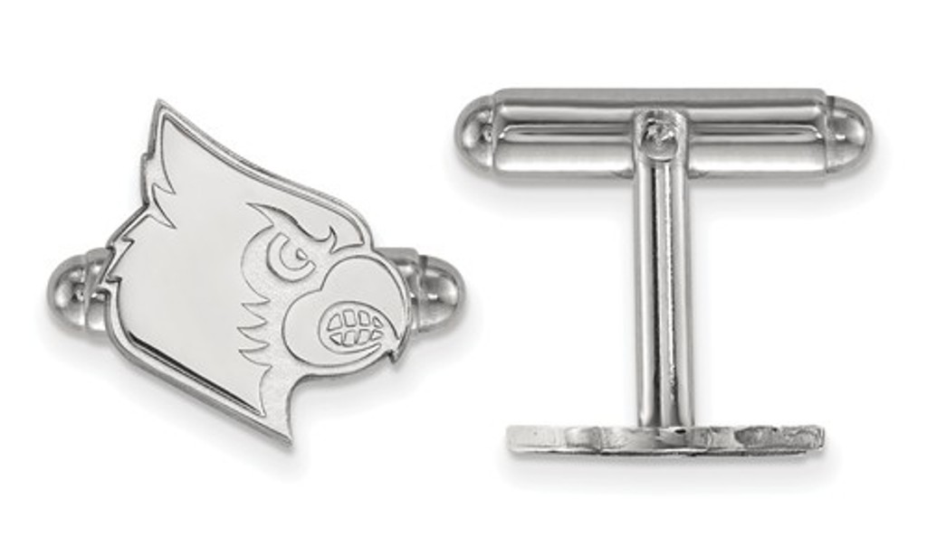 Sterling Silver LogoArt University Of Louisville Cuff Link