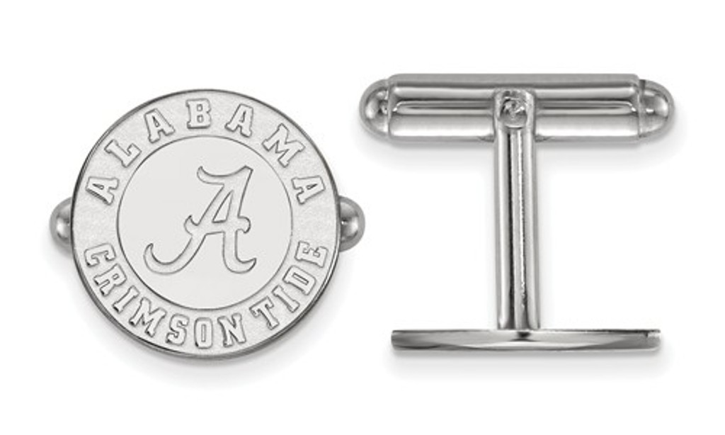 Sterling Silver LogoArt University Of Alabama Cuff Link