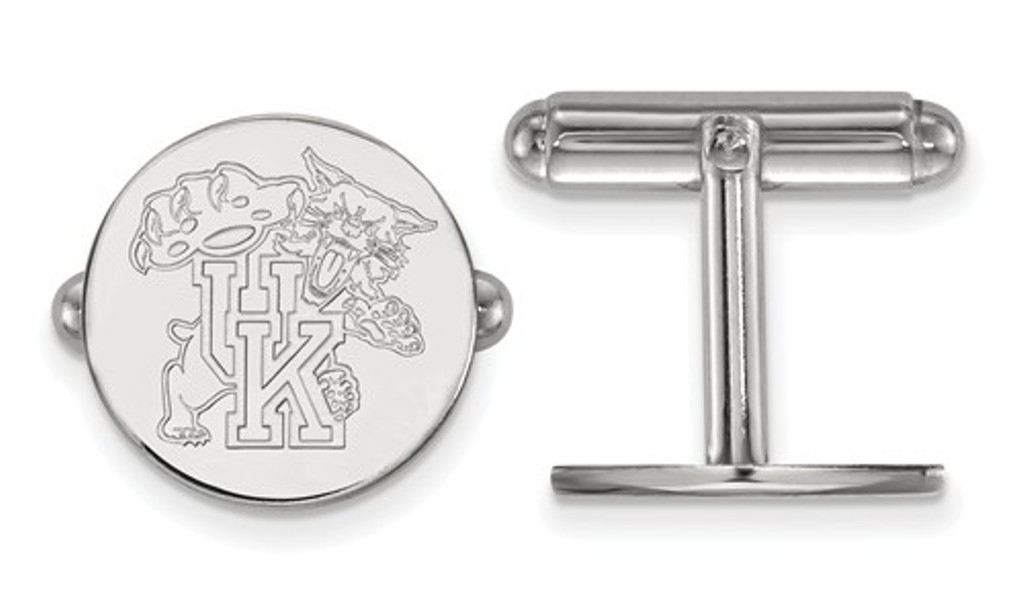 Sterling Silver LogoArt University Of Kentucky Cuff Link