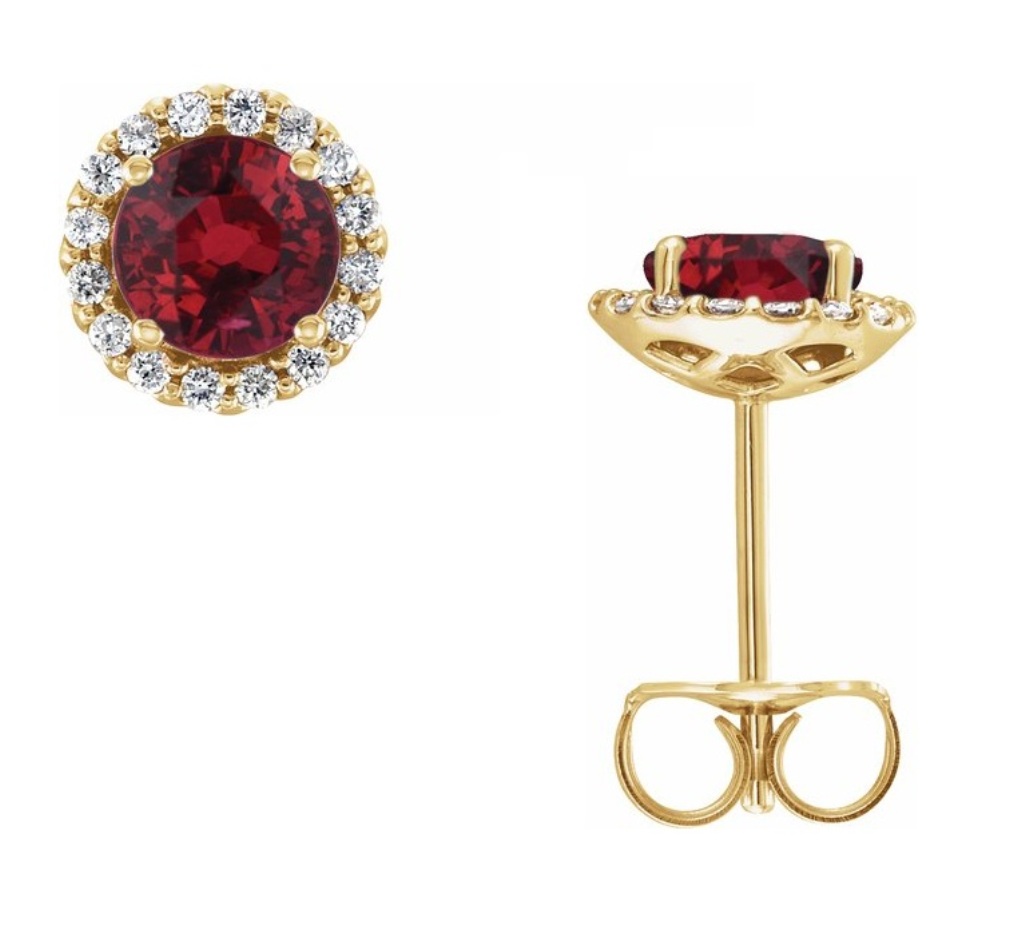 Genuine Ruby 14K Yellow