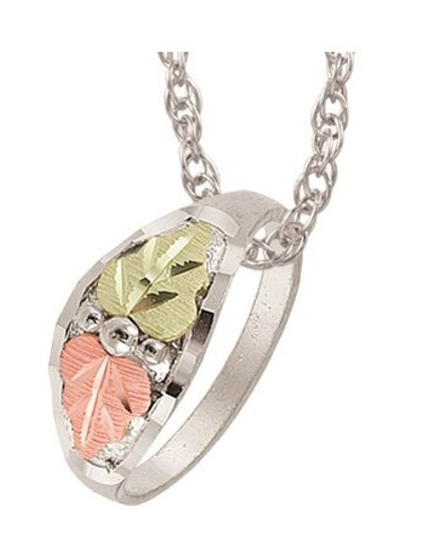 Women's Sterling Silver, Baby Ring Pendant Necklace