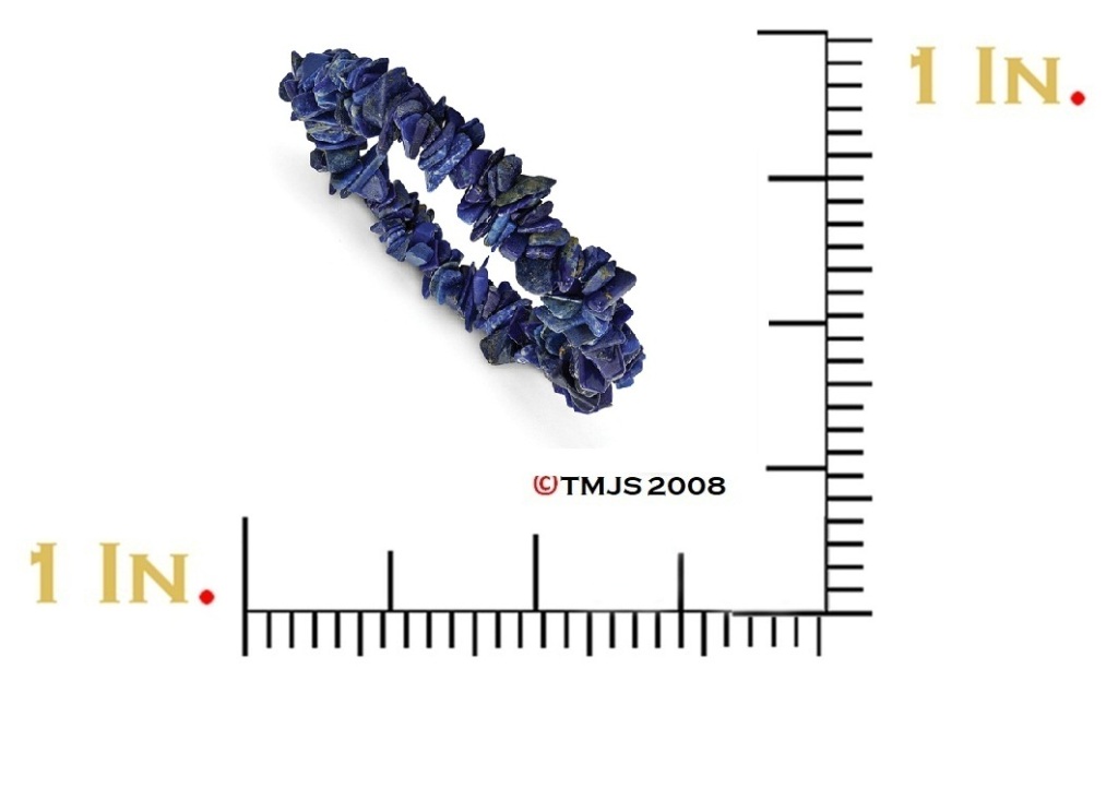 Stainless Steel Lapis Lazuli Stretch Adjustable Bracelet