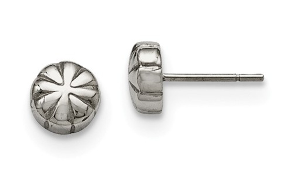 Stainless Steel Post Earrings